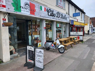 The store front at Panpizza